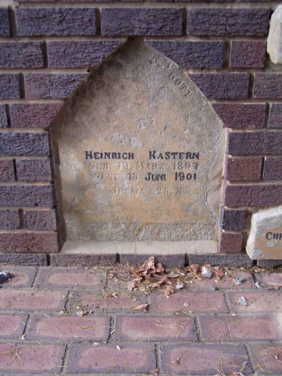 KASTERN Heinrich 1897-1901