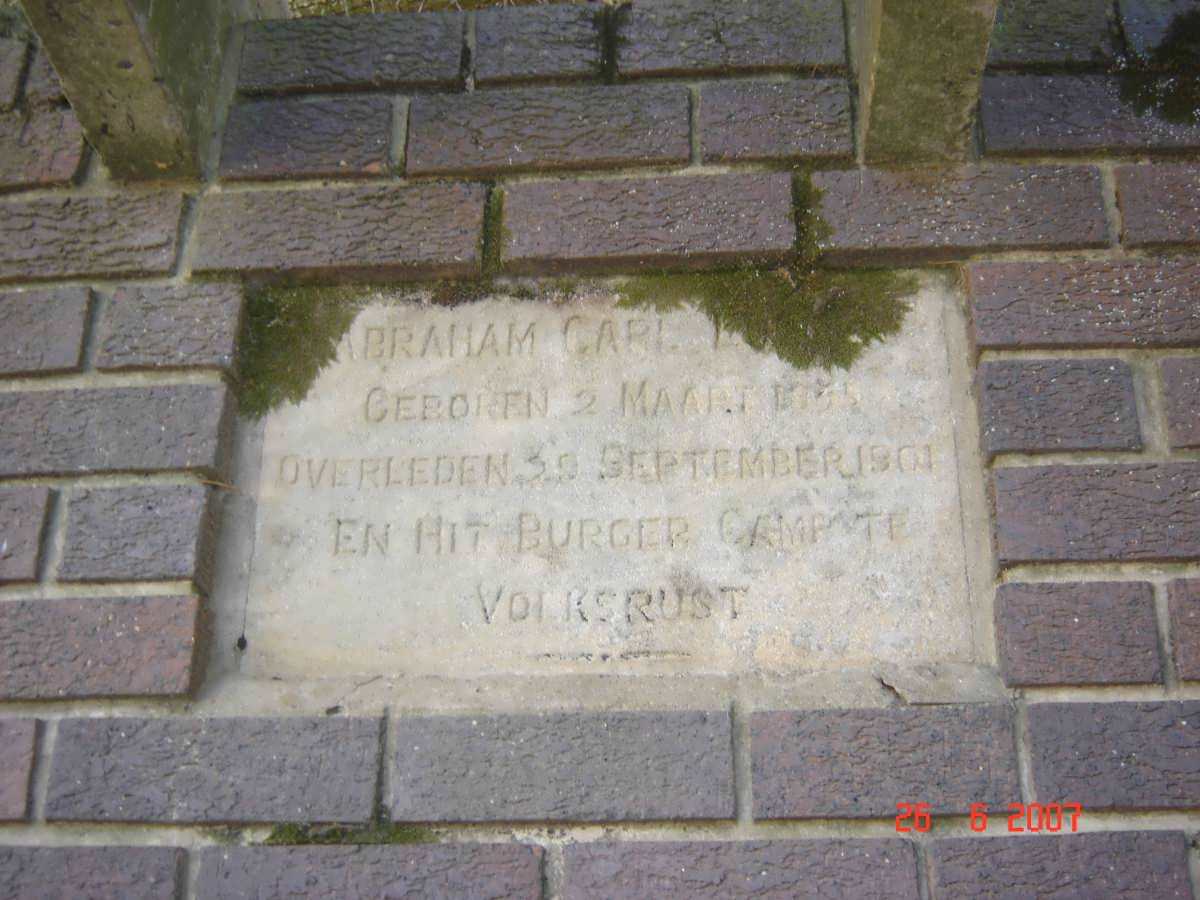 ? Abraham Carl ??-1901