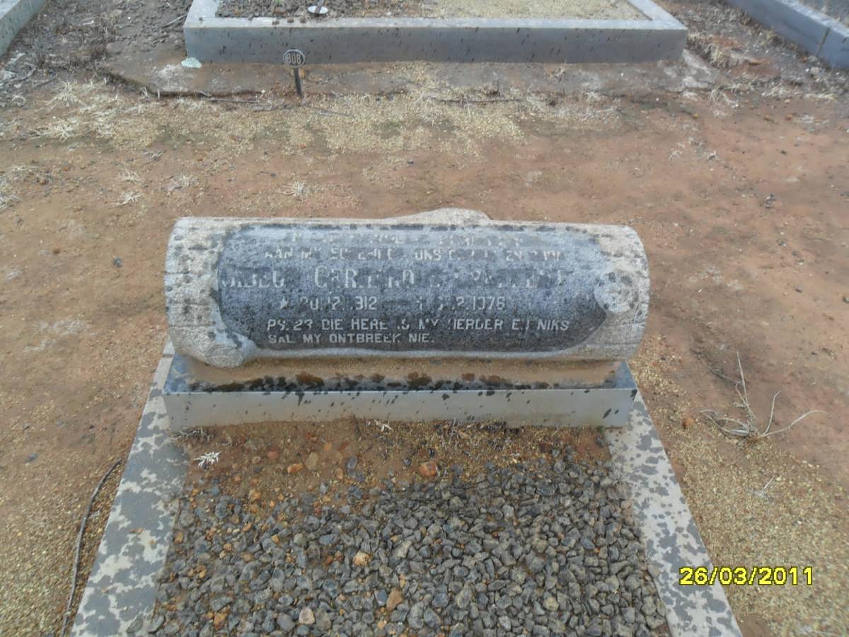 ? Gideon Gerhardus 1912-1976