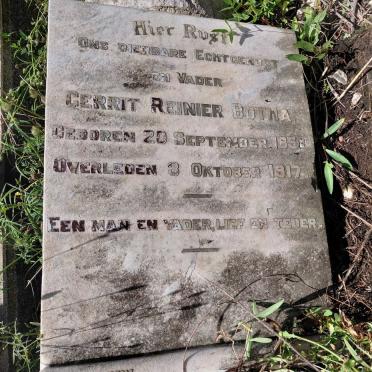 BOTHA Gerrit Reinier 185?-1917