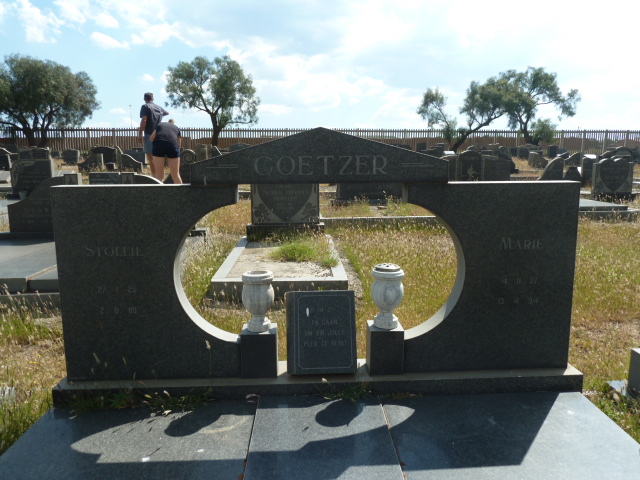 COETZER Stollie 1925-1989 &amp; Marie 1927-1994