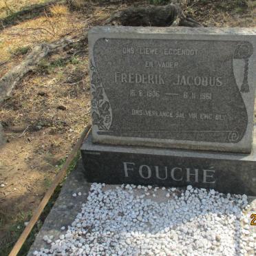 FOUCHE Frederik Jacobus 1906-1961