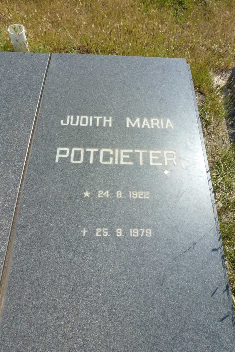 POTGIETER Cornelius de V. 1921-1974 & Judith Maria 1922-1979