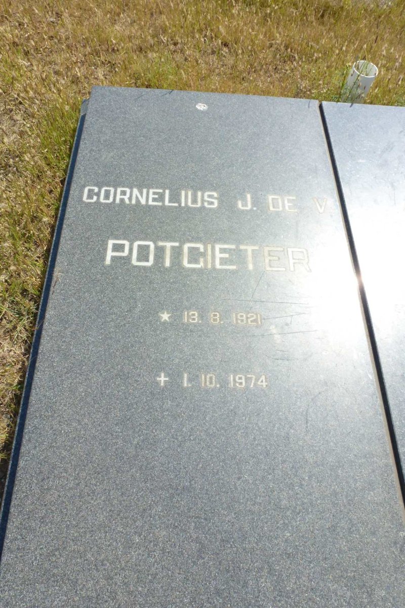 POTGIETER Cornelius de V. 1921-1974 & Judith Maria 1922-1979