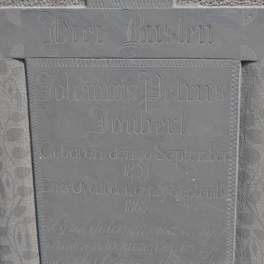 JOUBERT Johannes Petrus 1857-1863