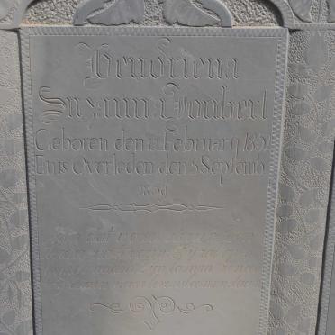 JOUBERT Hendriena Suzanna 1852-1859