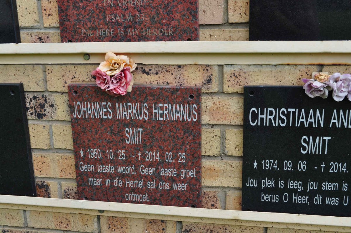 SMIT Johannes Markus Hermanus 1950-2014