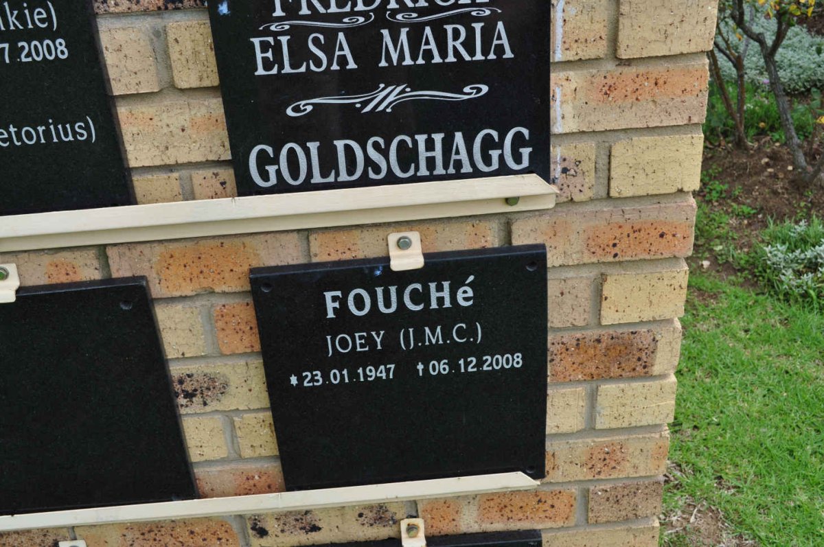 FOUCHÉ J.M.C. 1947-2008