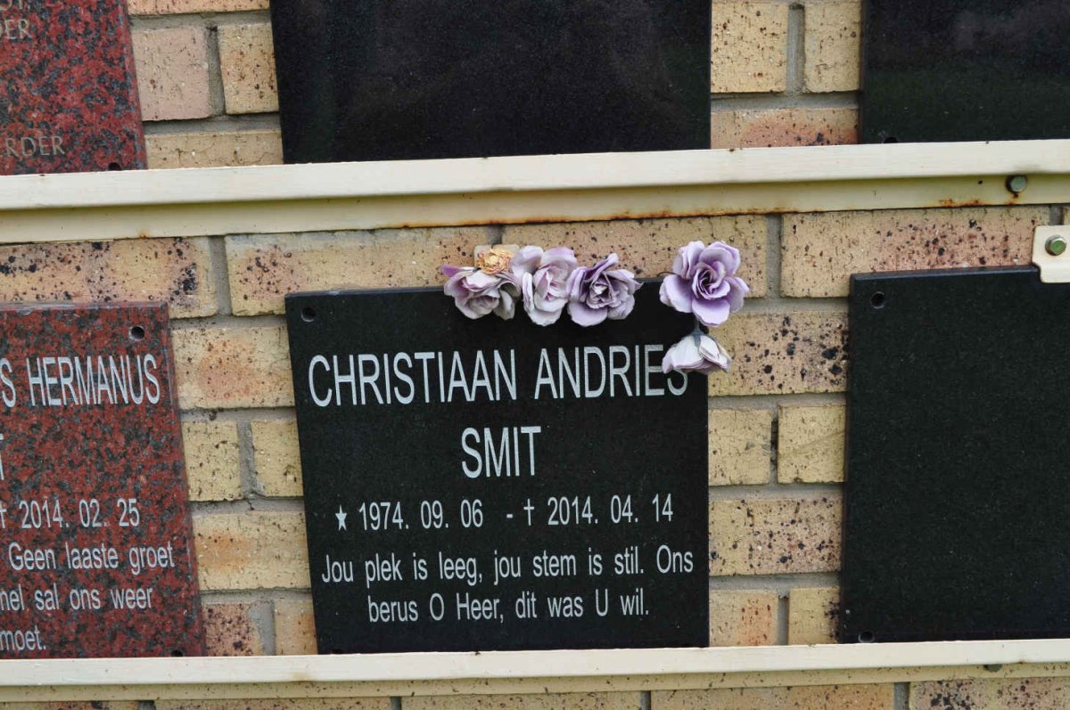 SMIT Christiaan Andries 1974-2014
