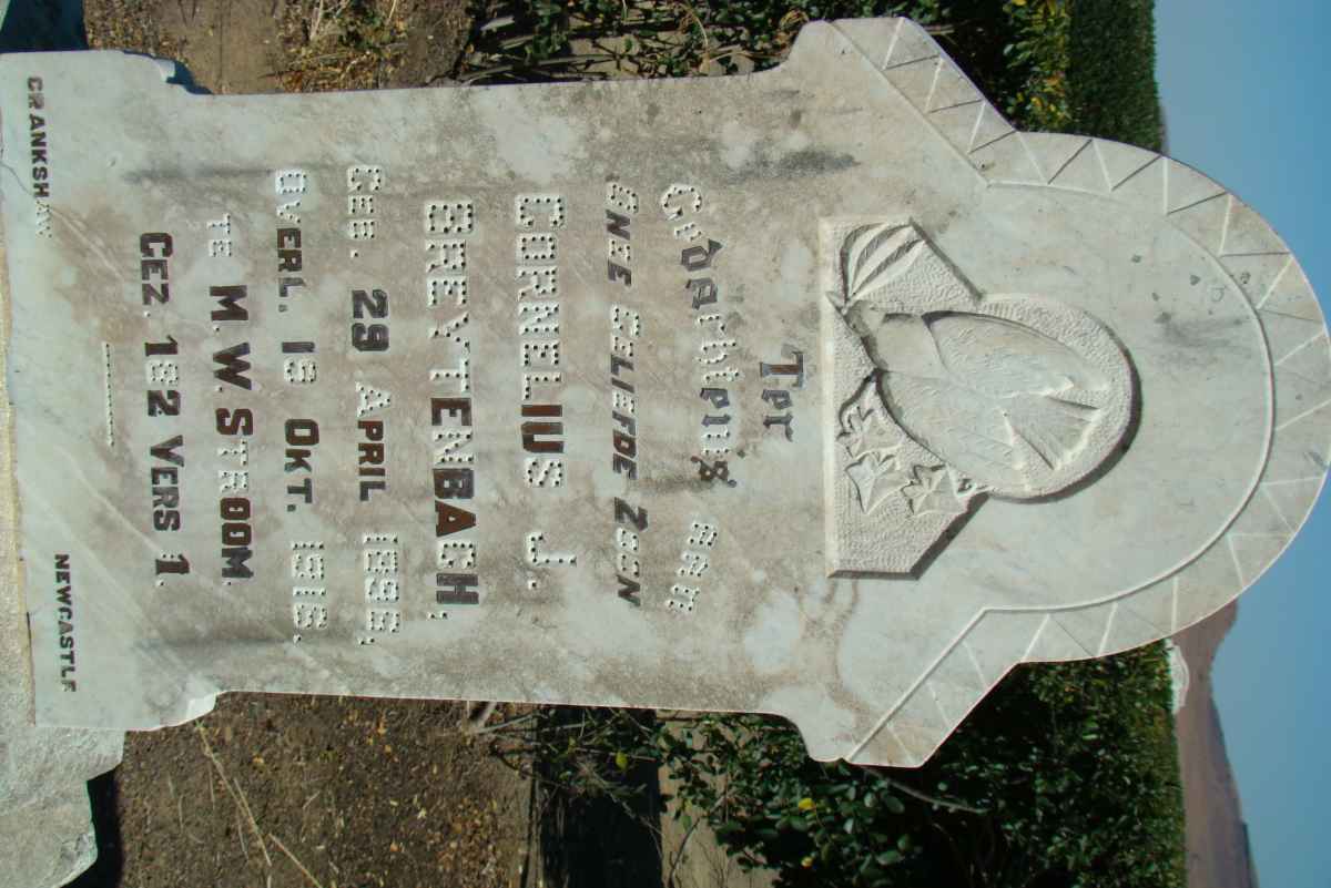 BREYTENBACH Cornelius J. 1898-1918