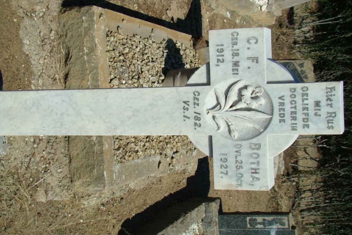 BOTHA C.F. 1912-1927
