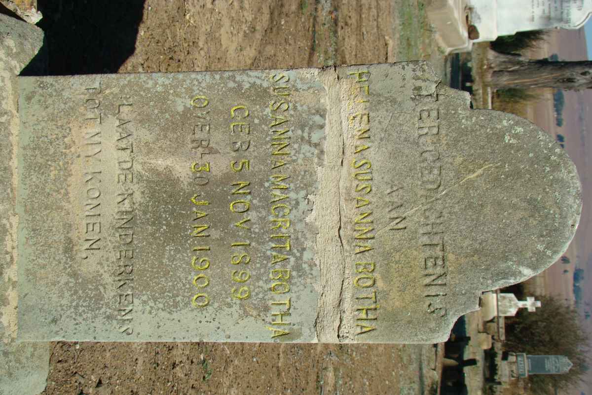 BOTHA Helena Susanna :: BOTHA Susanna Magrita 1899-1900