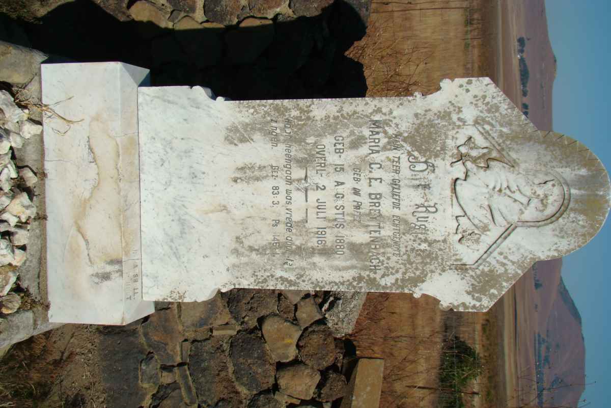BREYTENBACH Maria C.E. nee DU PREEZ 1880-1916