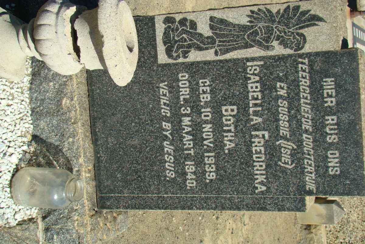BOTHA Isabella Fredrika 1939-1940