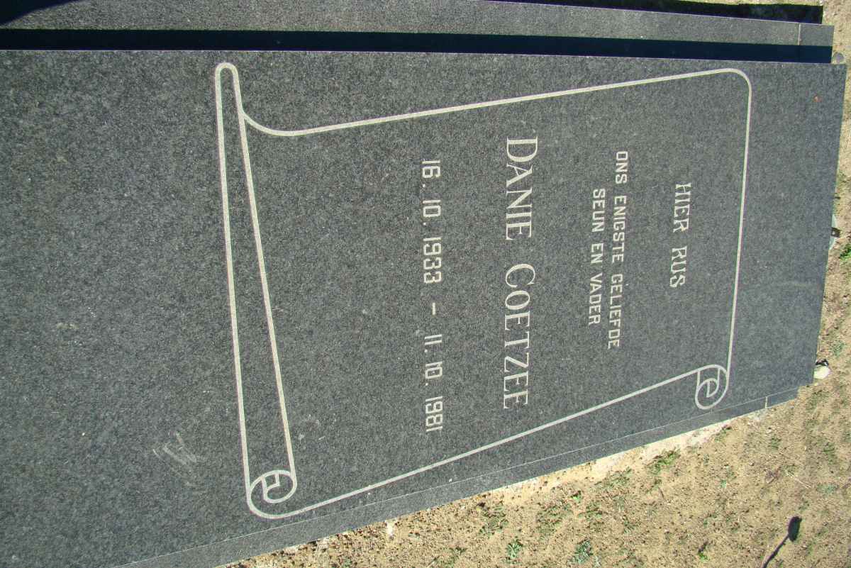 COETZEE Danie 1933-1981