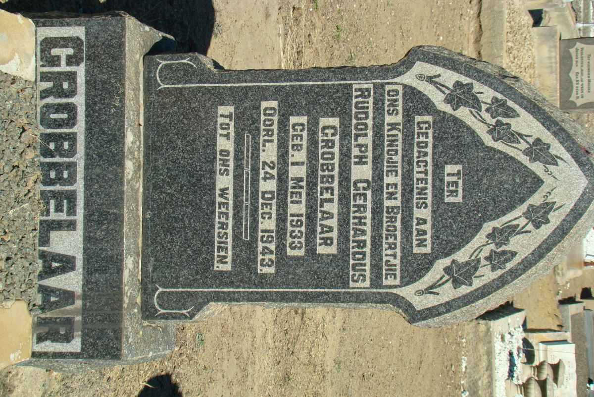 GROBBELAAR Rudolph Gerhardus 1933-1943