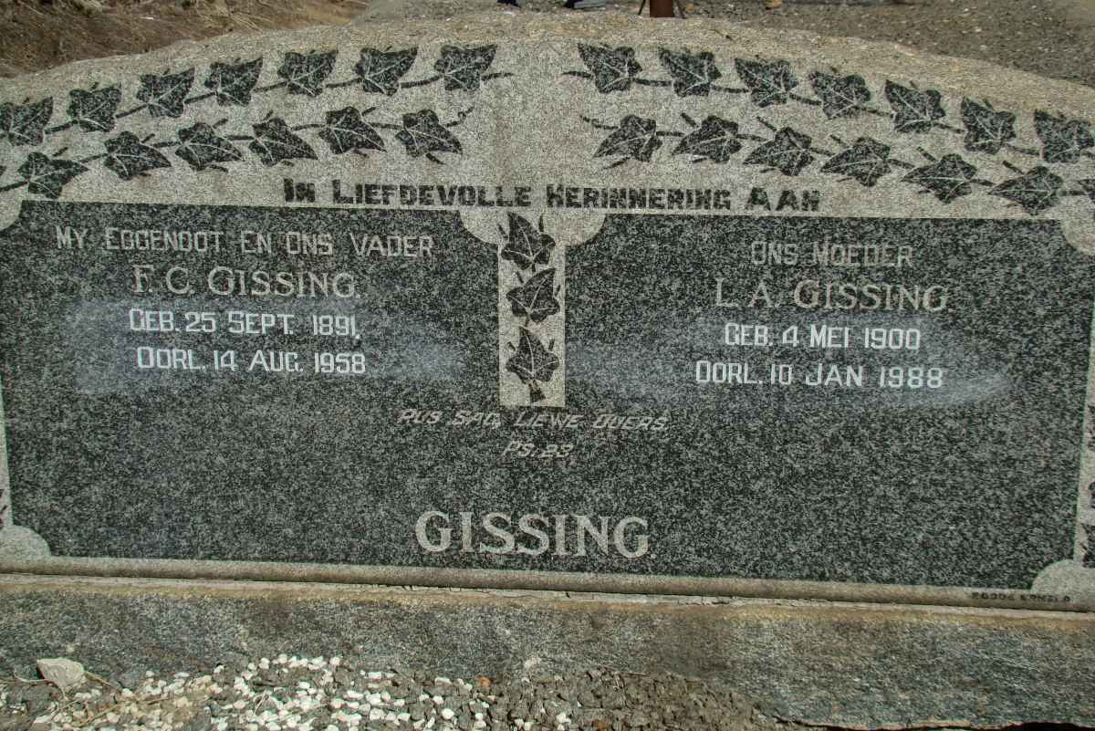 GISSING F.C. 1891-1958 &amp; L.A. 1900-1988