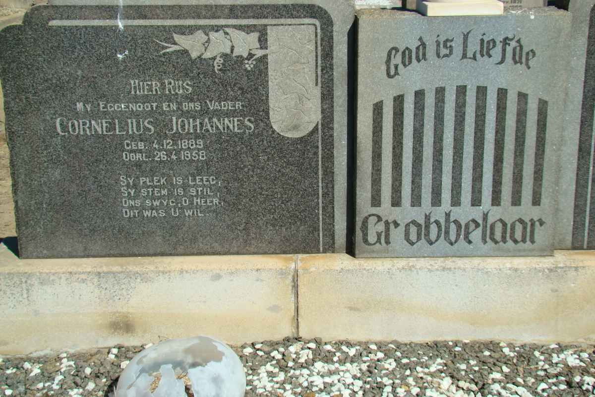 GROBBELAAR Cornelius Johannes 1889-1958