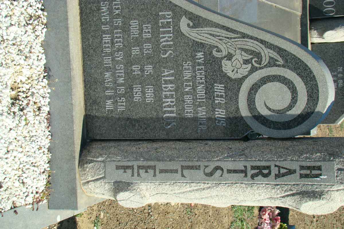 HARTSLIEF Petrus Albertus 1966-1996