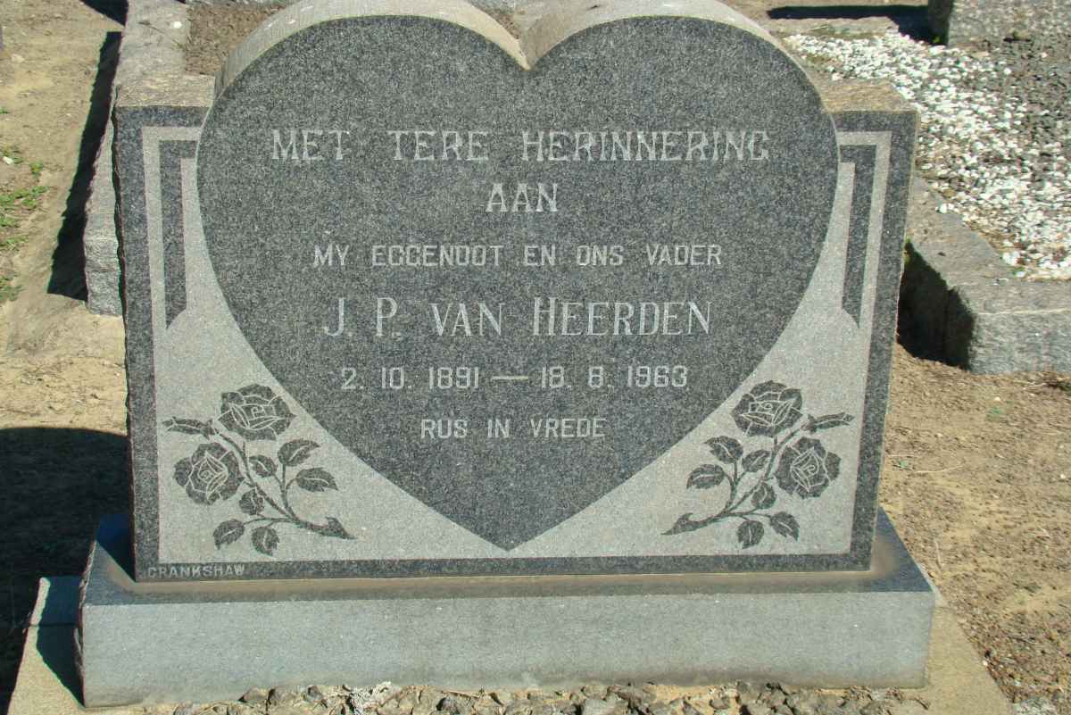 HEERDEN J.P., van 1891-1963