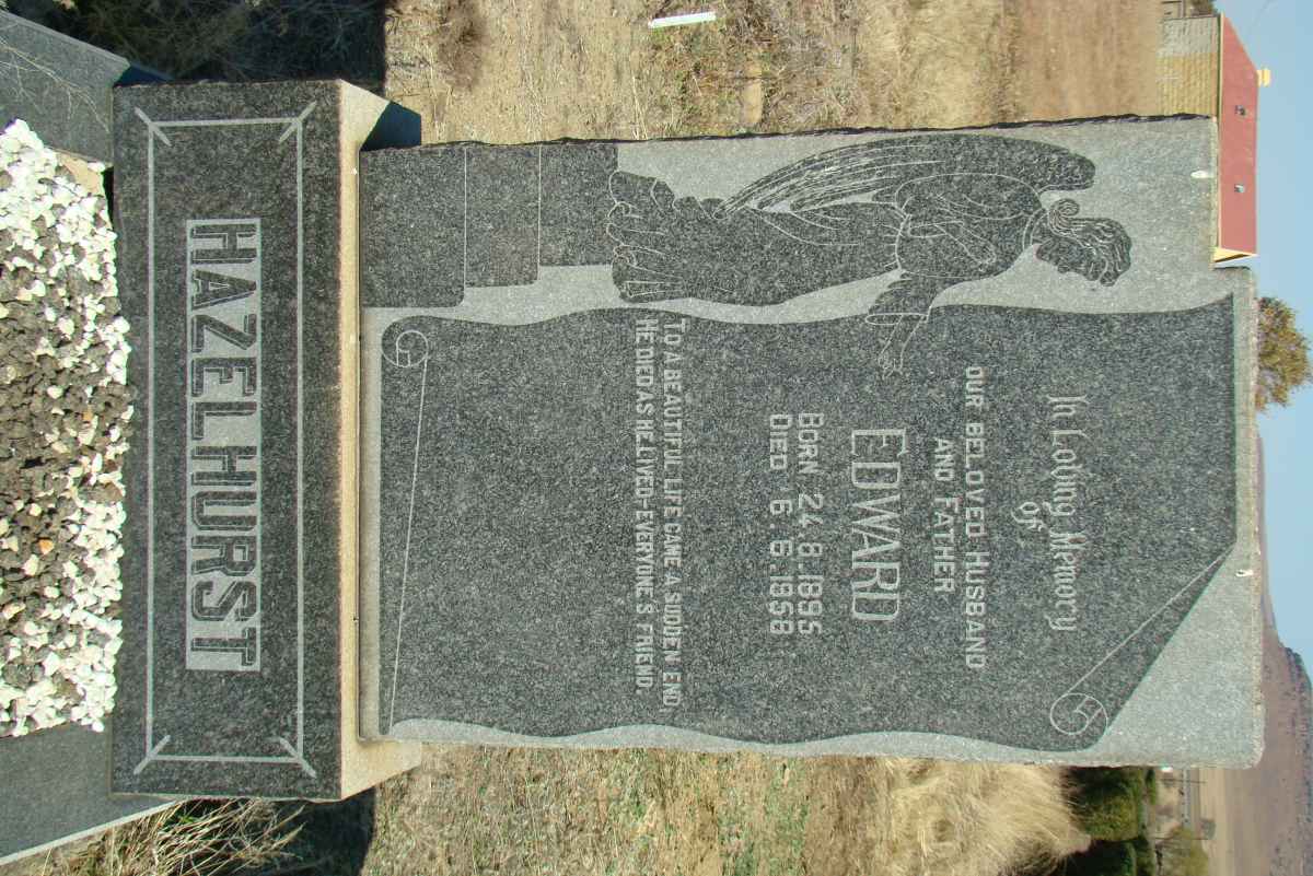 HAZELHURST Edward 1895-1958