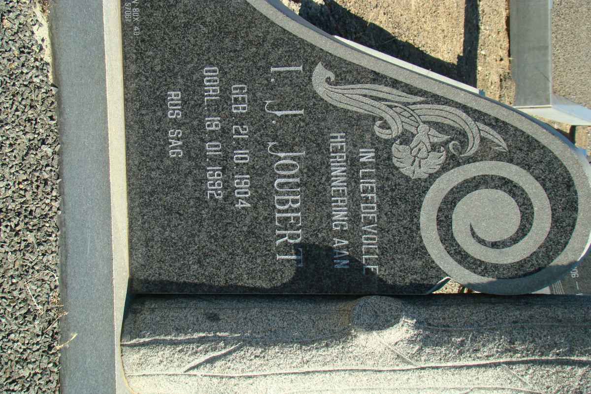 JOUBERT I.J. 1904-1992