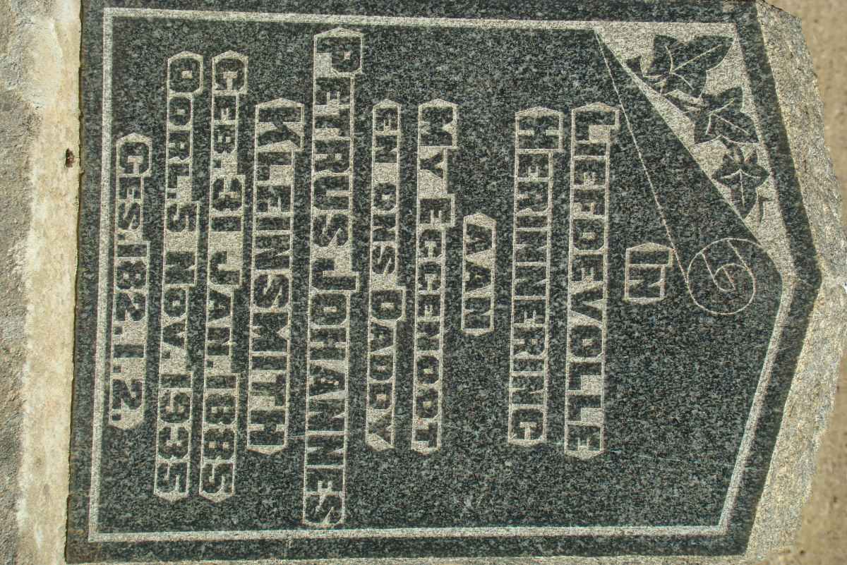 KLEINSMITH Petrus Johannes 1885-1935