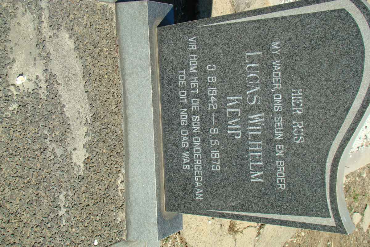 KEMP Lucas Wilhelm 1942-1979