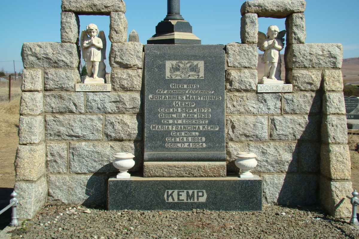 KEMP Johannes Marthinus 1872-1938 &amp; Maria Francina  MOLL 1884-1954
