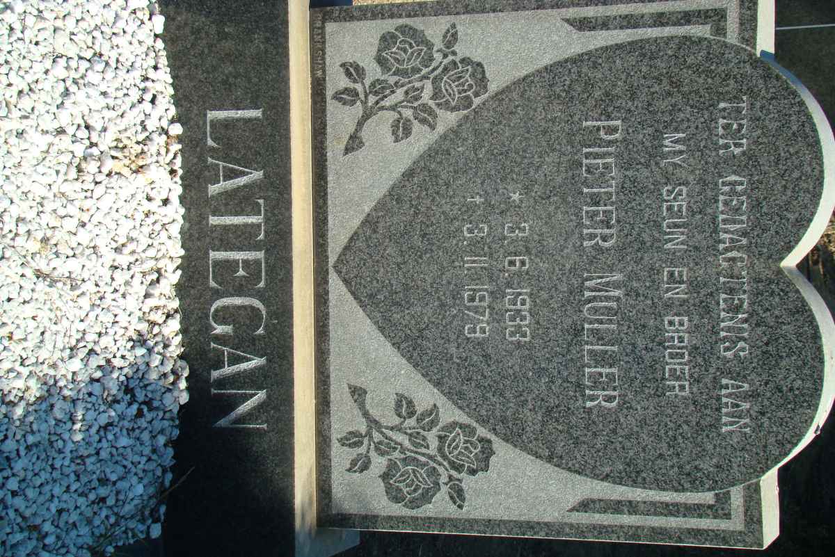 LATEGAN Pieter Muller 1933-1979