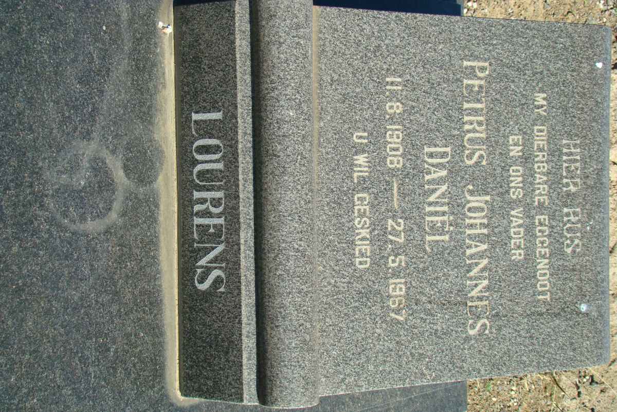 LOURENS Petrus Johannes Daniel 1908-1967