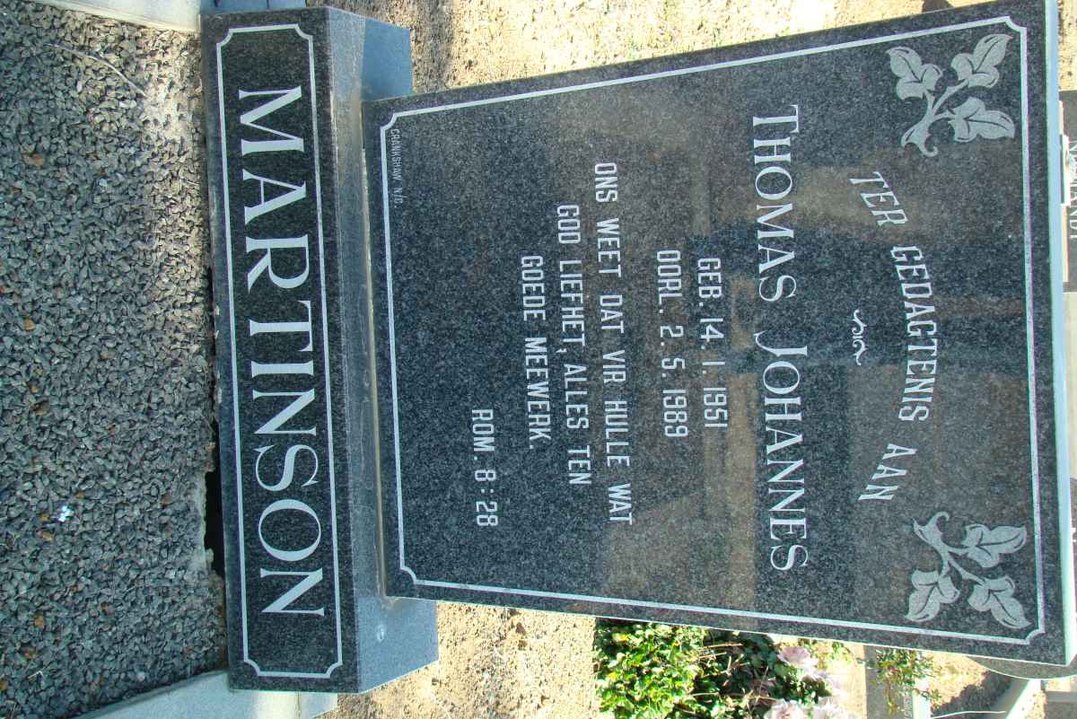 MARTINSON Thomas Johannes 1951-1989