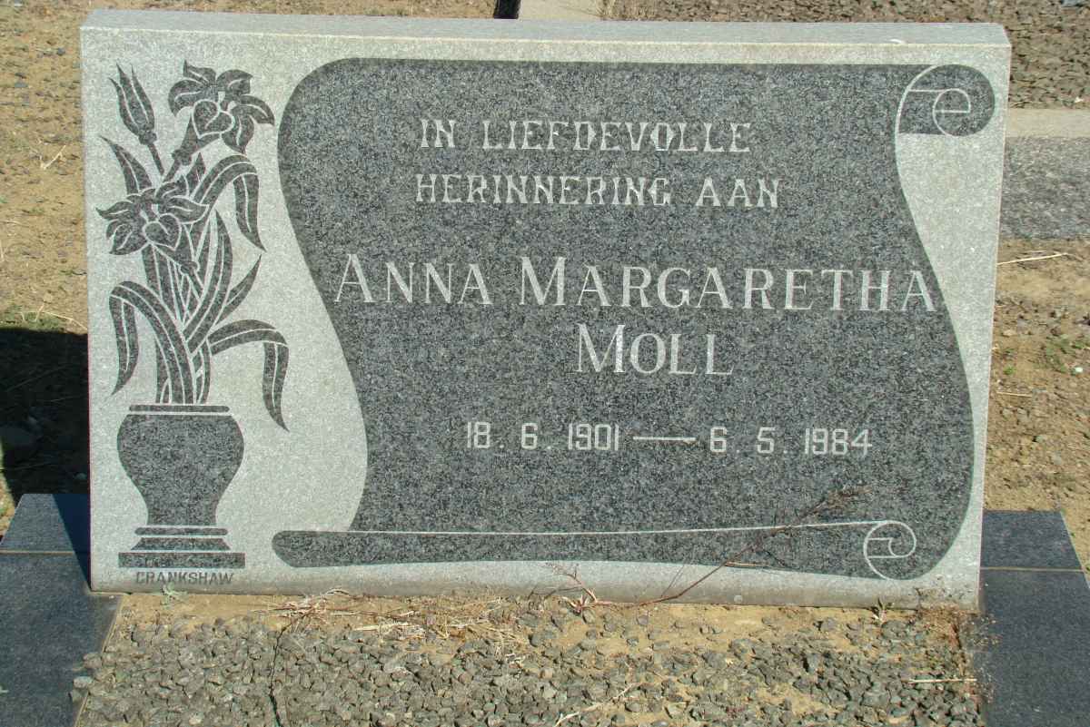 MOLL Anna Margaretha 1901-1984