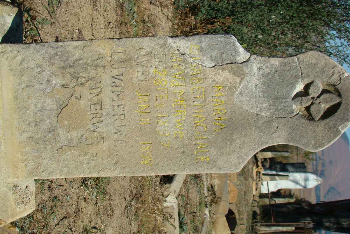 MERWE Maria Elisabet M., v.d. 1897-1898