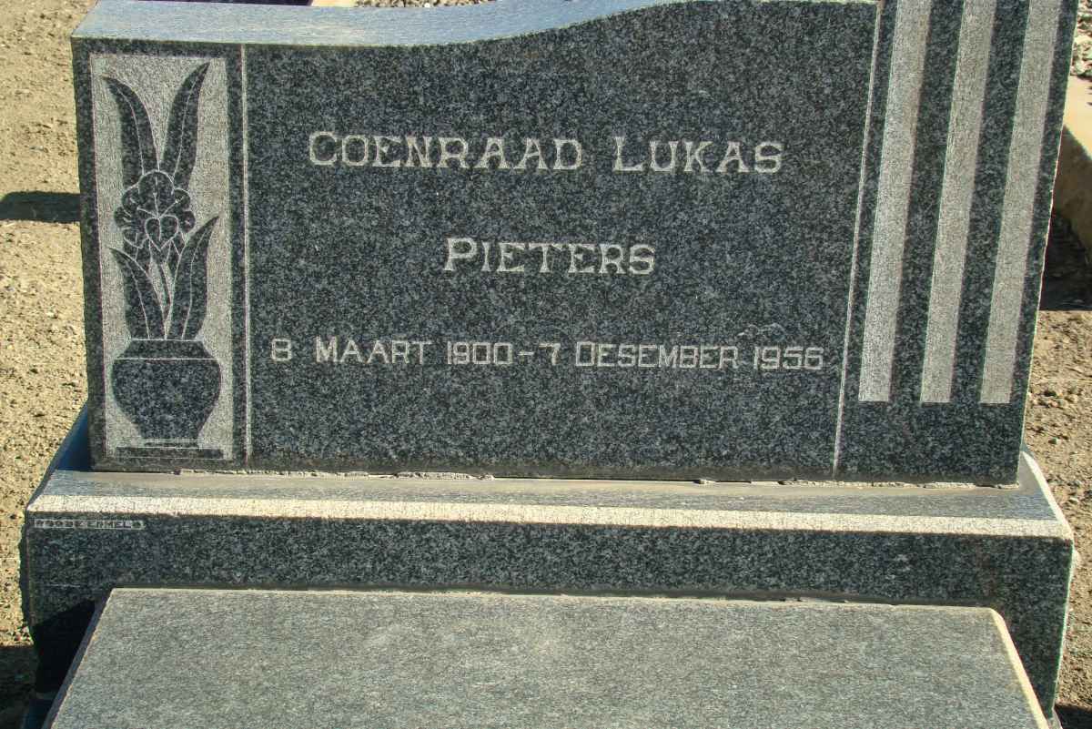 PIETERS Coenraad Lukas 1900-1956