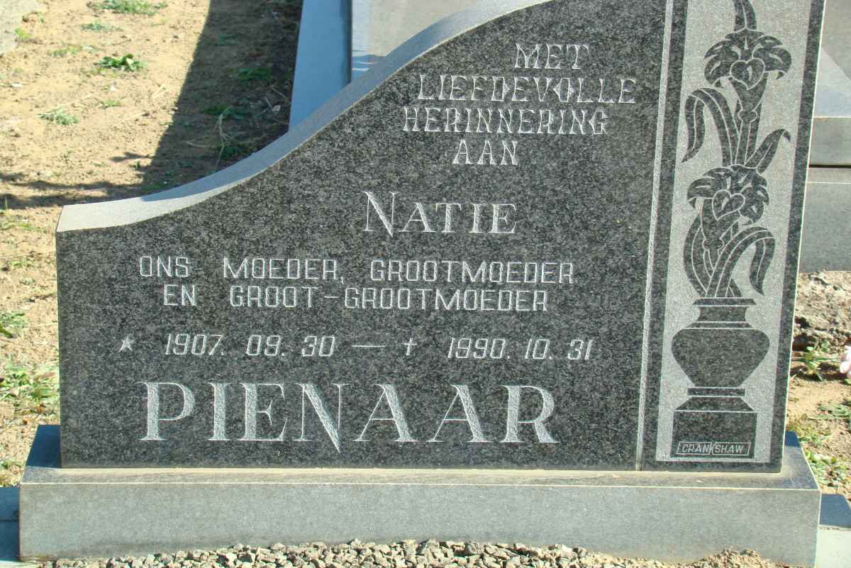 PIENAAR Natie 1907-1990