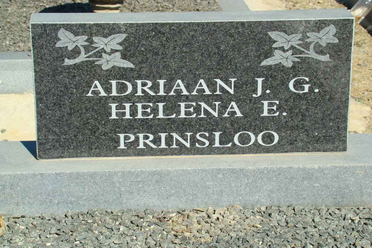 PRINSLOO Andriaan J.G. &amp; Helena E.