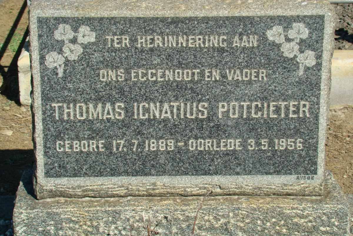 POTGIETER Thomas Ignatius 1889-1956