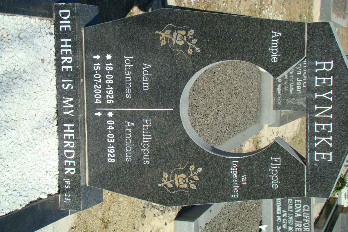 REYNEKE Adam Johannes 1926-2004 :: REYNEKE Phillippus Arnoldus 1928-