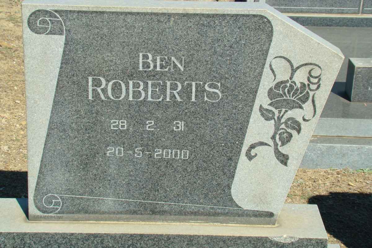 ROBERTS Ben 1931-2000