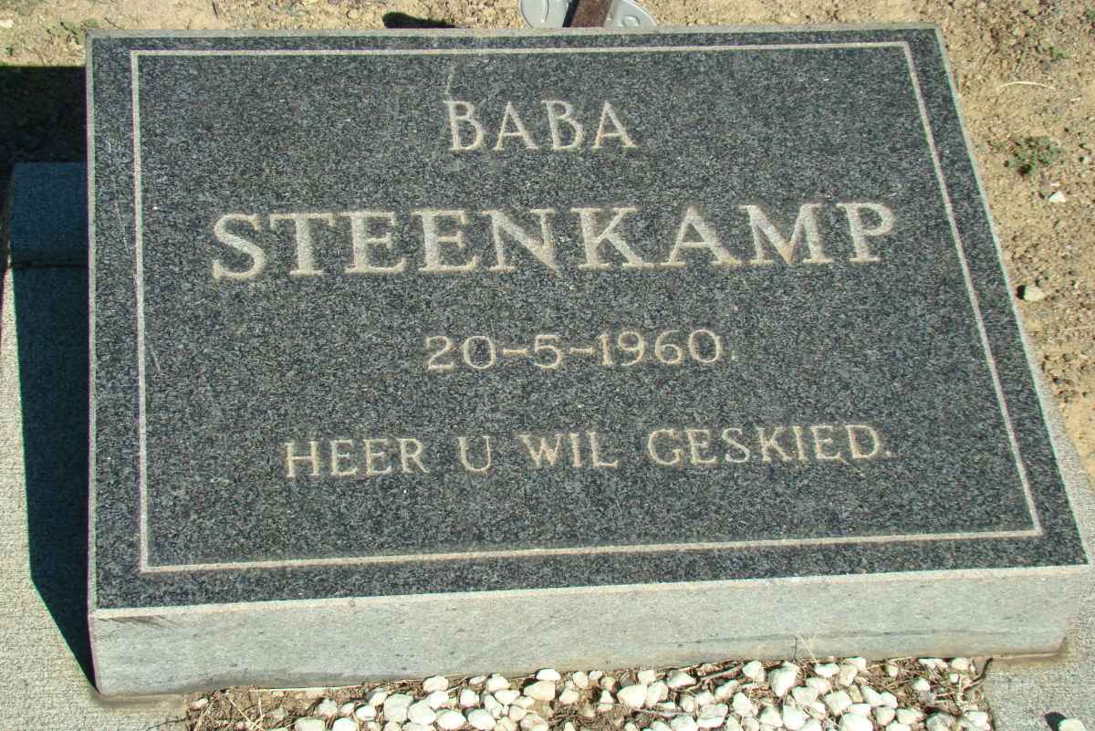 STEENKAMP Baba 1960-1960