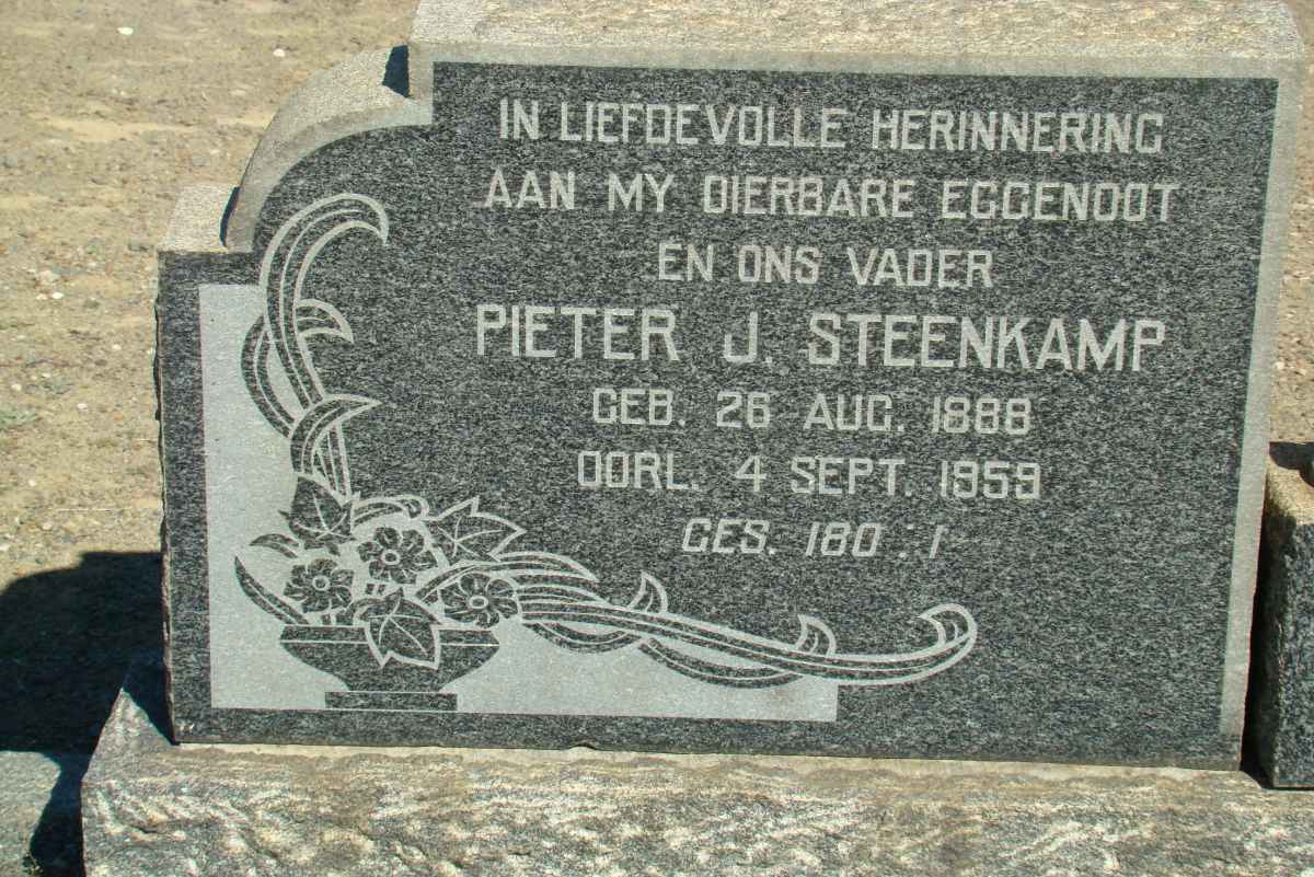 STEENKAMP Pieter J. 1888-1959