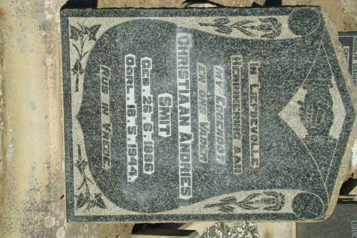 SMIT Christiaan Andries 1886-1944