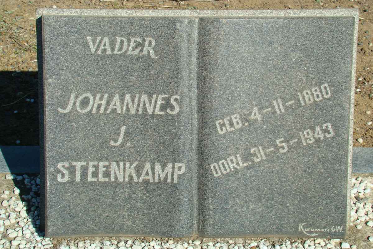 STEENKAMP Johannes J. 1880-1943