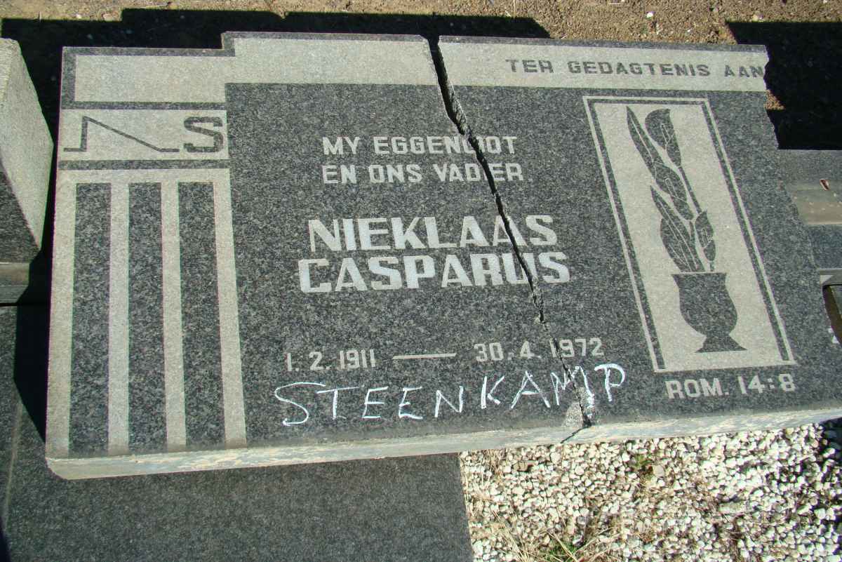 STEENKAMP Nieklaas Casparus 1911-1972
