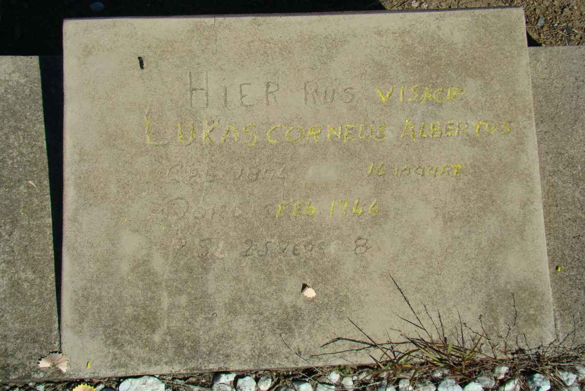 VISAGIE Lukas Cornelius Albertus ??-1?46