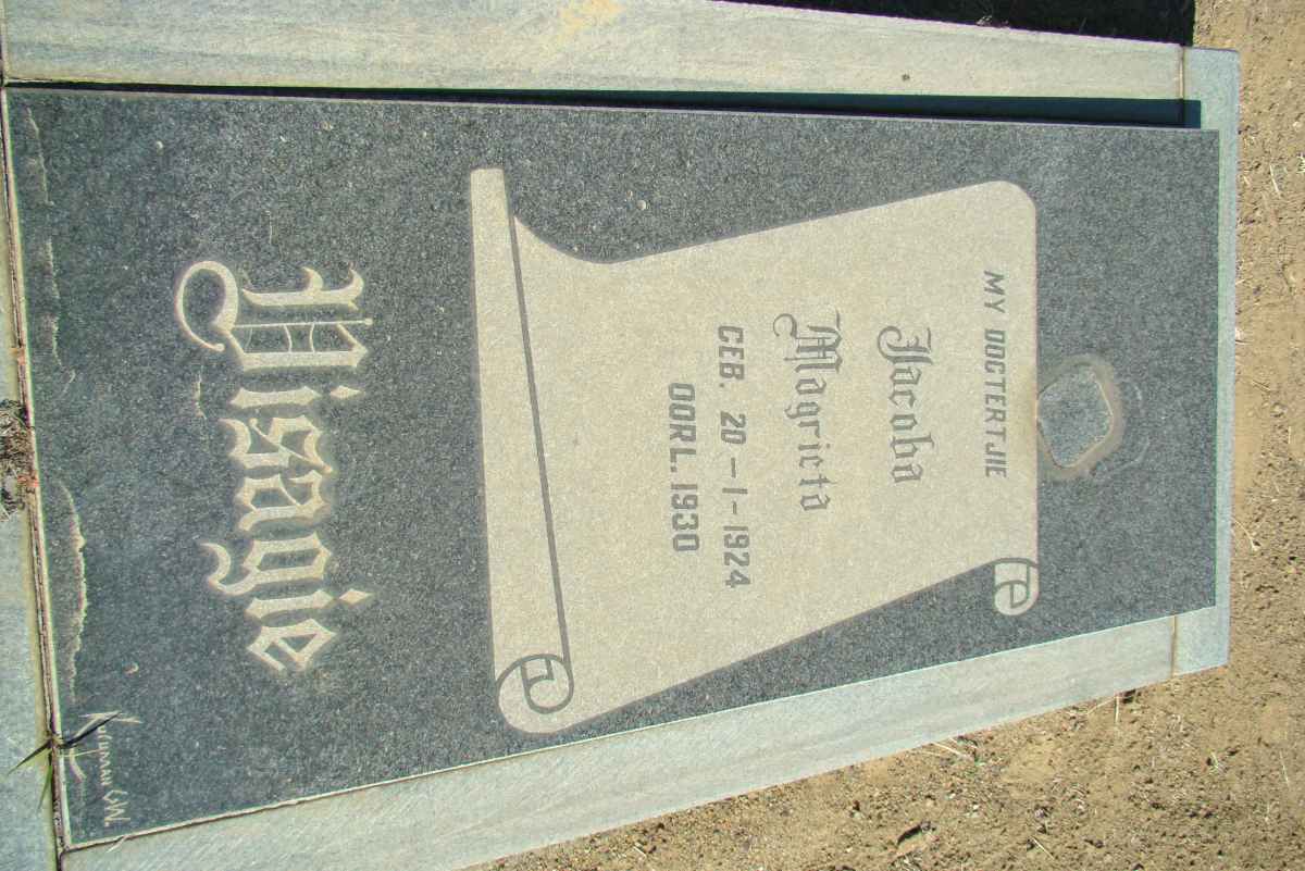 VISAGIE Jacoba Magrieta 1924-1930