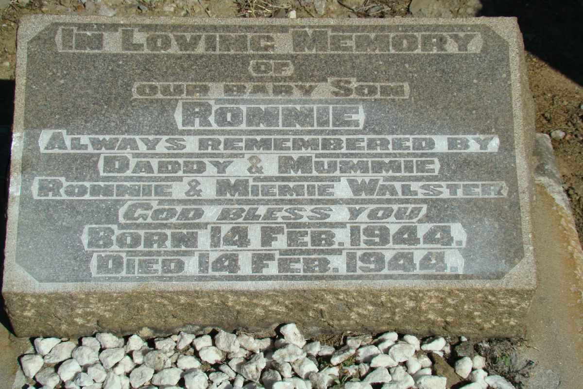 WALSTER Ronnie 1944-1944