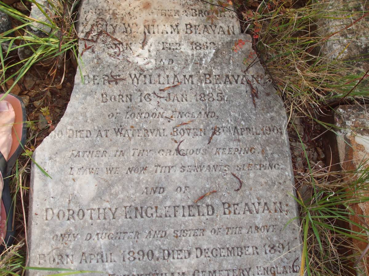 BEAVAN ? Wentham 1852-1901 :: BEAVAN Bert William 1885-1901 :: BEAVAN Dorothy Englefield 1890-1891