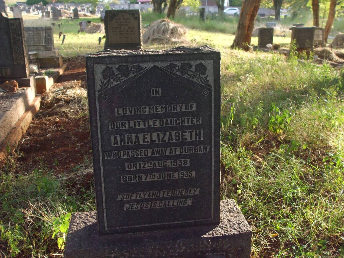 DUGGAN Anna Elizabeth 1935-1938
